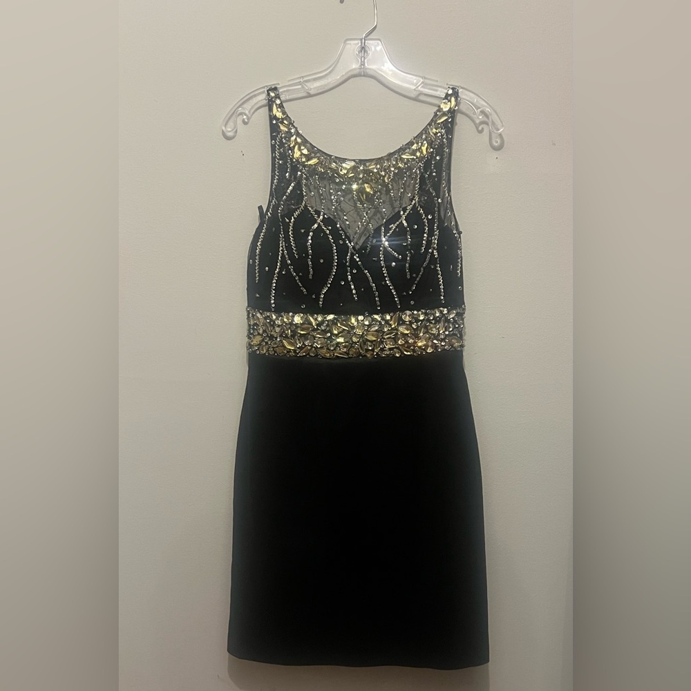Let’s Fashion Black Cocktail Dress